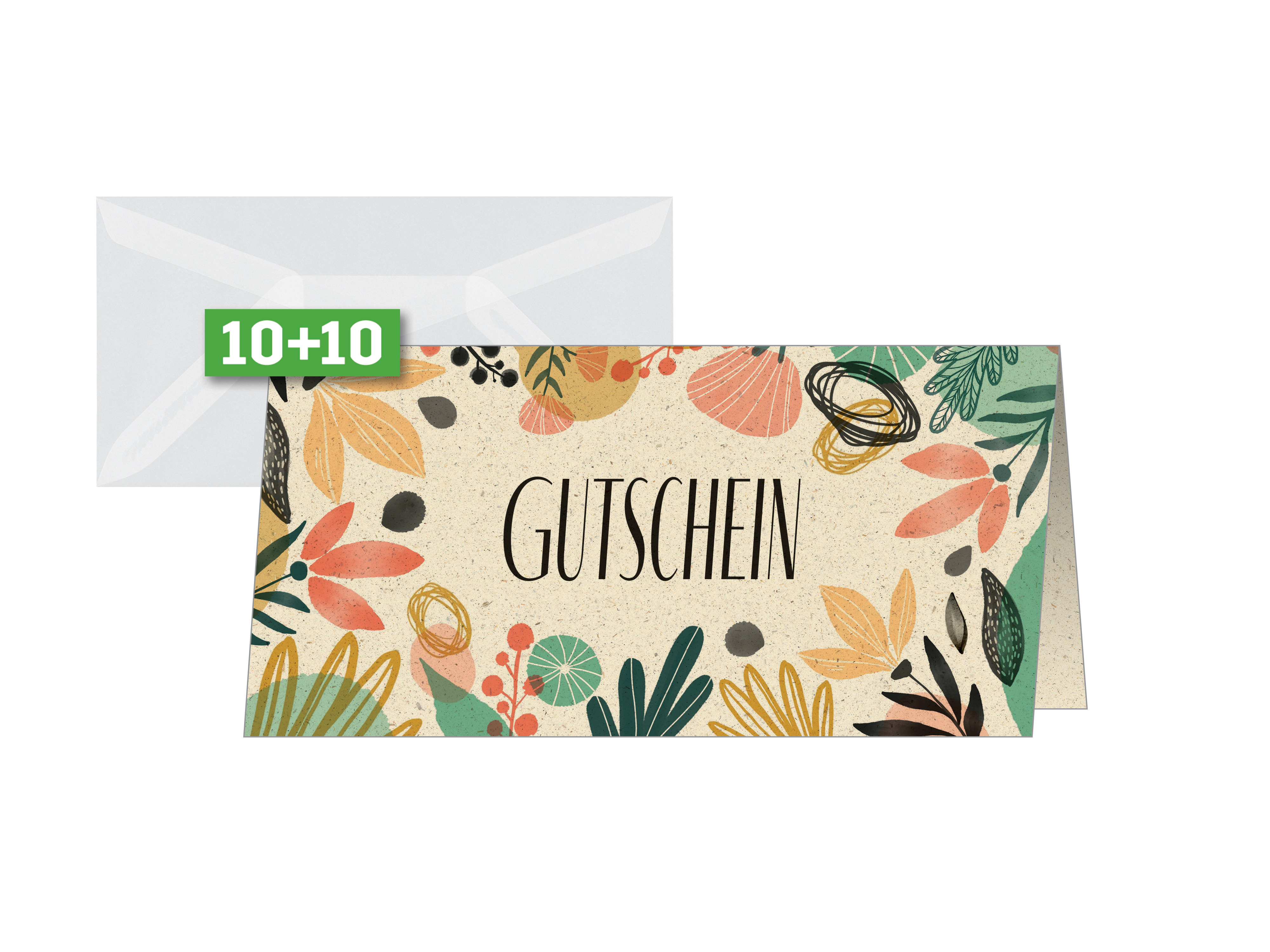 Gutschein-Karten (inkl. transparente FSC-Umschläge) - 2