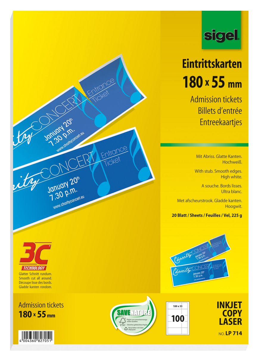 Eintrittskarten mit Abriss - 2