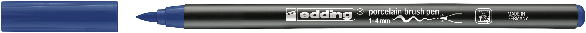 edding 4200 Porzellanpinselstift stahlblau - 1