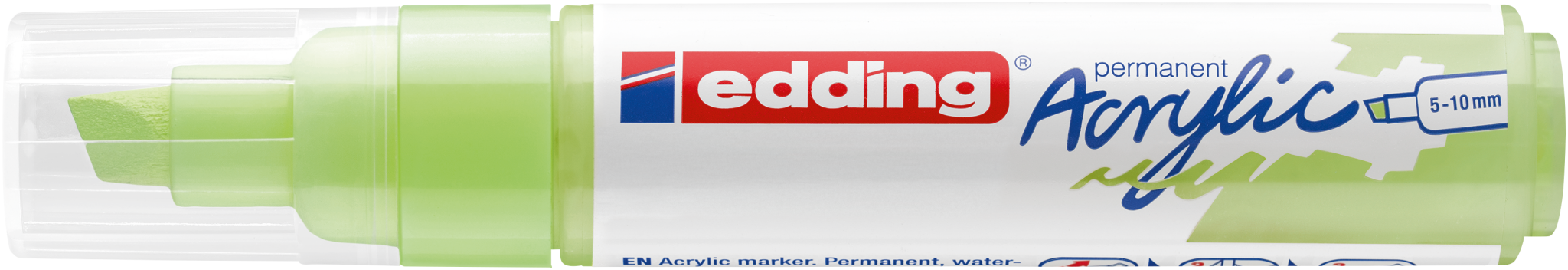 edding 5000 Acrylmarker breit pastellgrün - 2