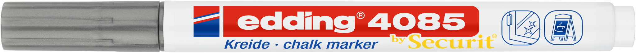 edding 4085 Kreidemarker silber - 2