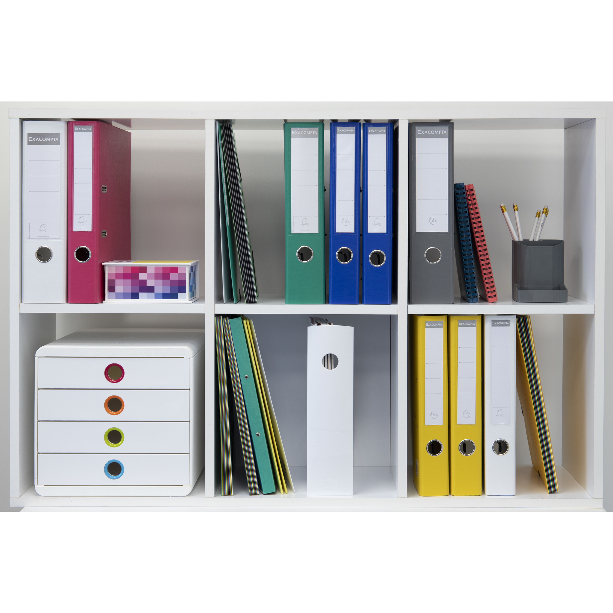 Exacompta Schubladenbox POP-BOX + 4 geschlossenen Laden große Farbauswahl - Bild 5 von 15