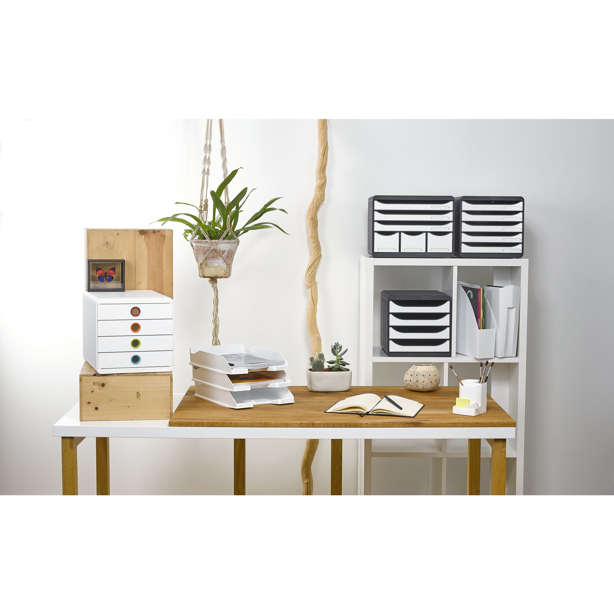 Exacompta Schubladenbox POP-BOX + 4 geschlossenen Laden große Farbauswahl - Bild 8 von 15