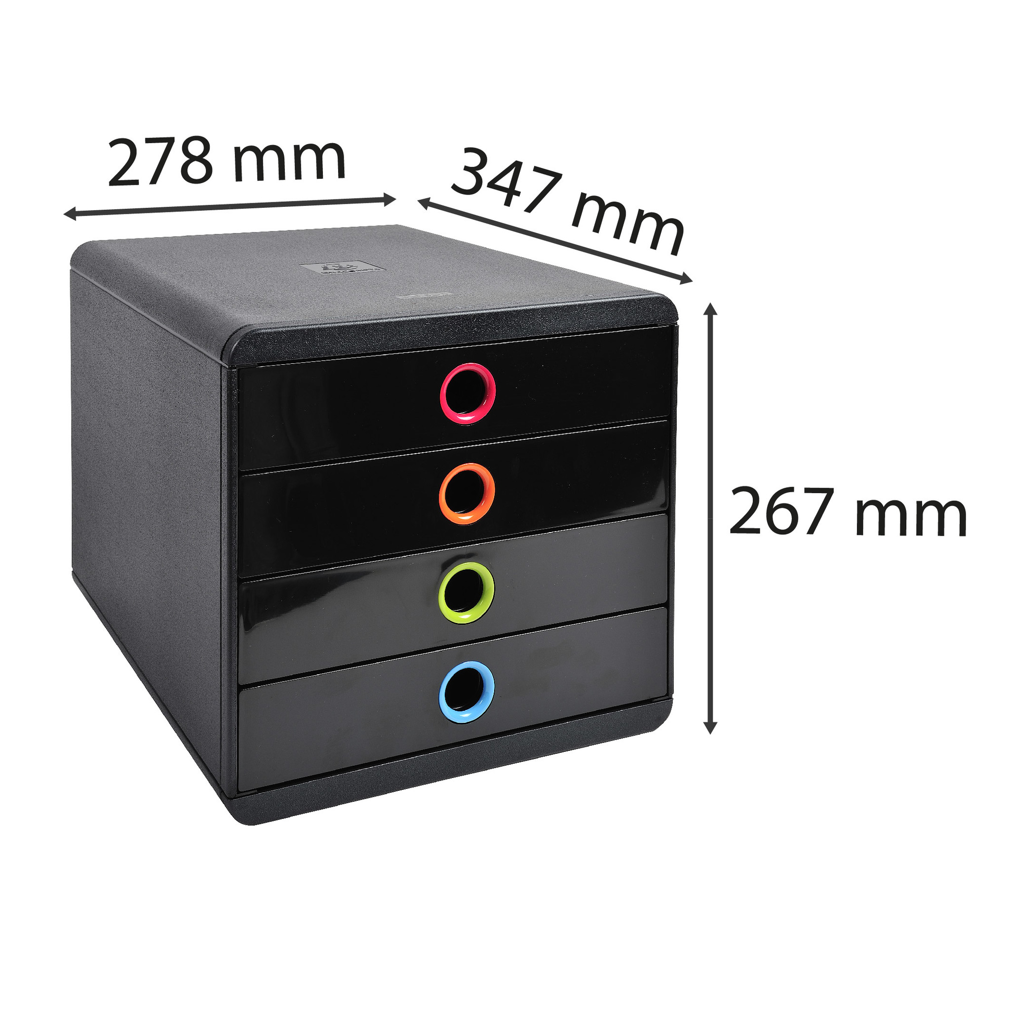 Exacompta Schubladenbox POP-BOX + 4 geschlossenen Laden große Farbauswahl - Bild 11 von 15