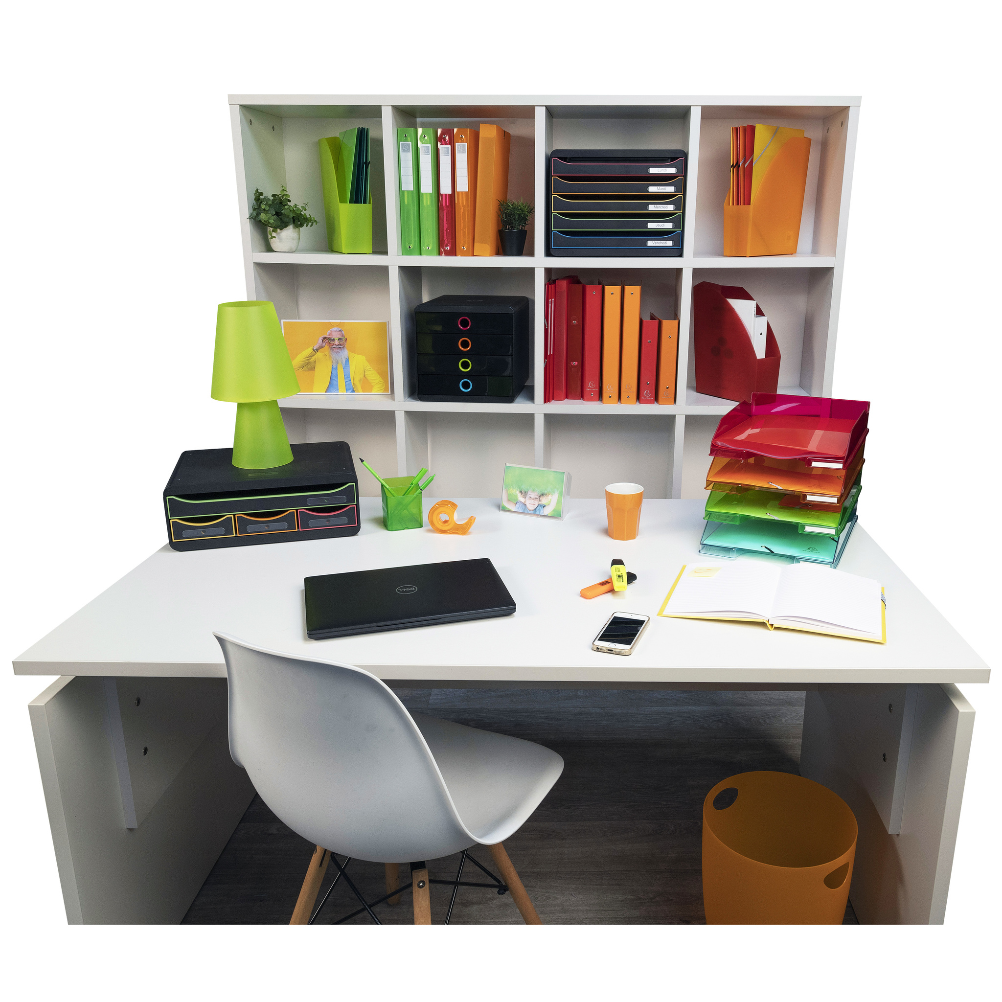 Exacompta Schubladenbox POP-BOX + 4 geschlossenen Laden große Farbauswahl - Bild 12 von 15