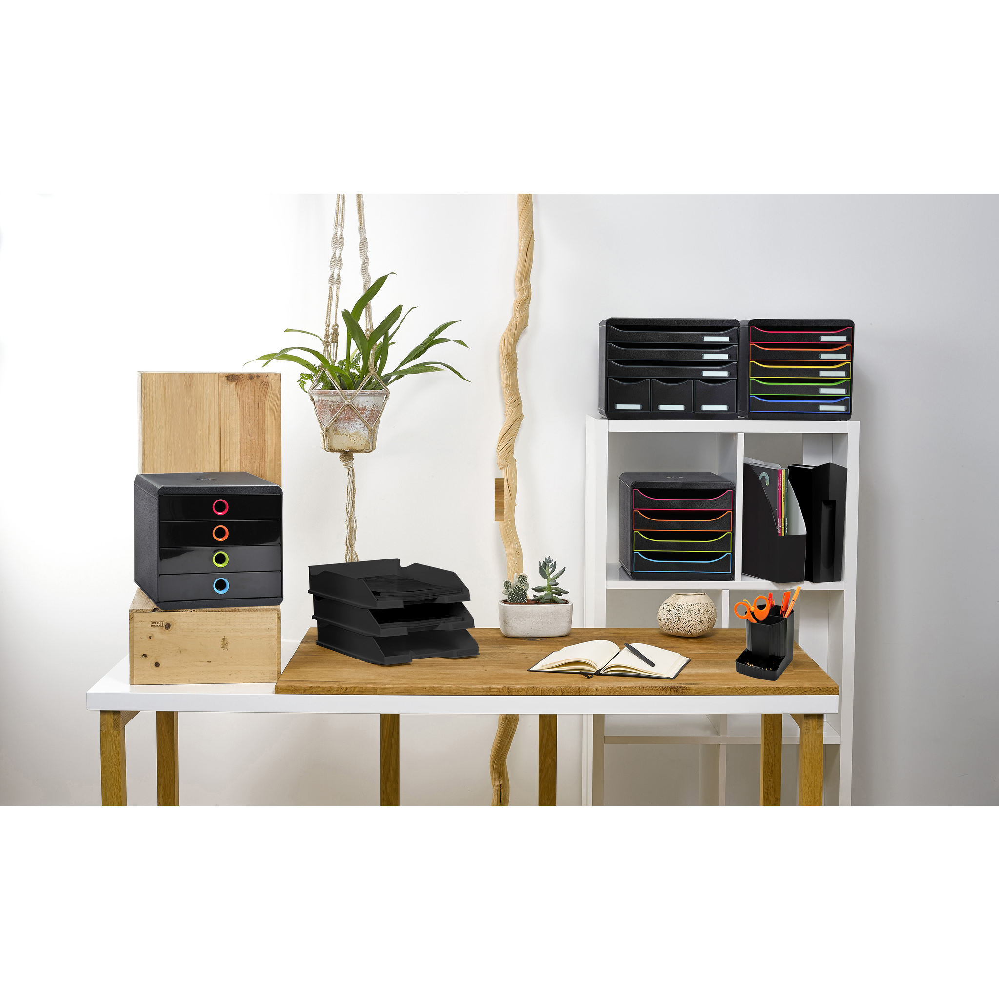 Exacompta Schubladenbox POP-BOX + 4 geschlossenen Laden große Farbauswahl - Bild 15 von 15