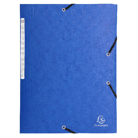 Exacompta 25x Sammelmappe +Gummizug 3 Klappen Karton A4 MAXI große Farbauswahl - Bild 2 von 39