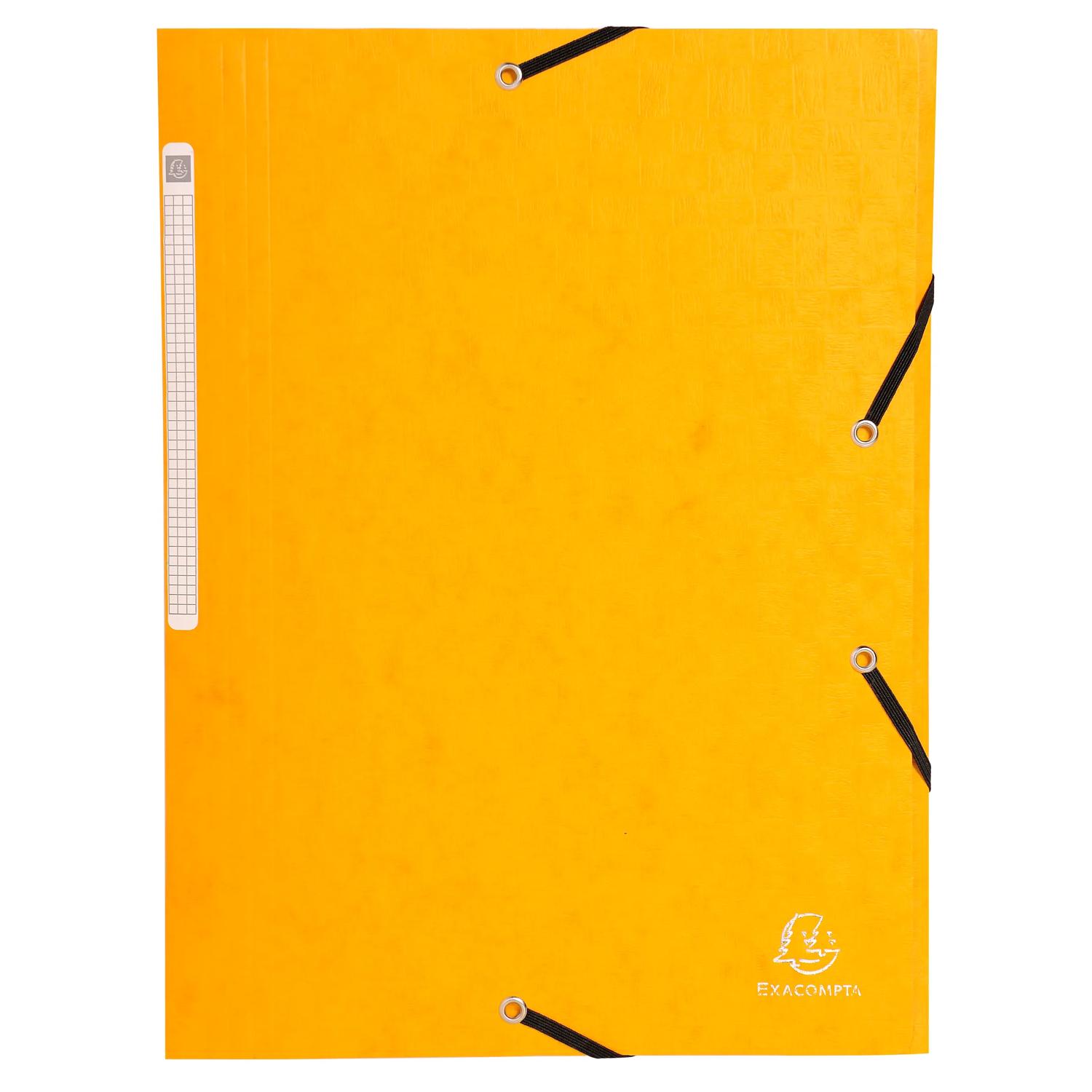 Exacompta 25x Sammelmappe +Gummizug 3 Klappen Karton A4 MAXI große Farbauswahl - Bild 3 von 39