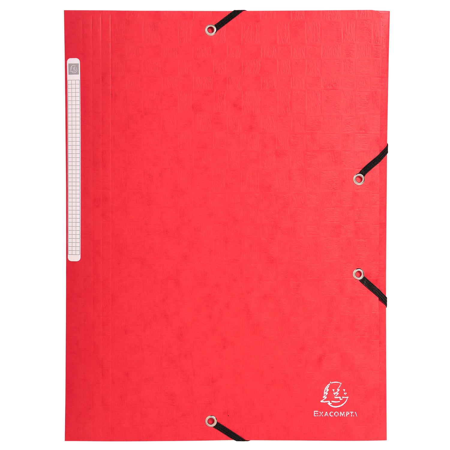 Exacompta 25x Sammelmappe +Gummizug 3 Klappen Karton A4 MAXI große Farbauswahl - Bild 5 von 39