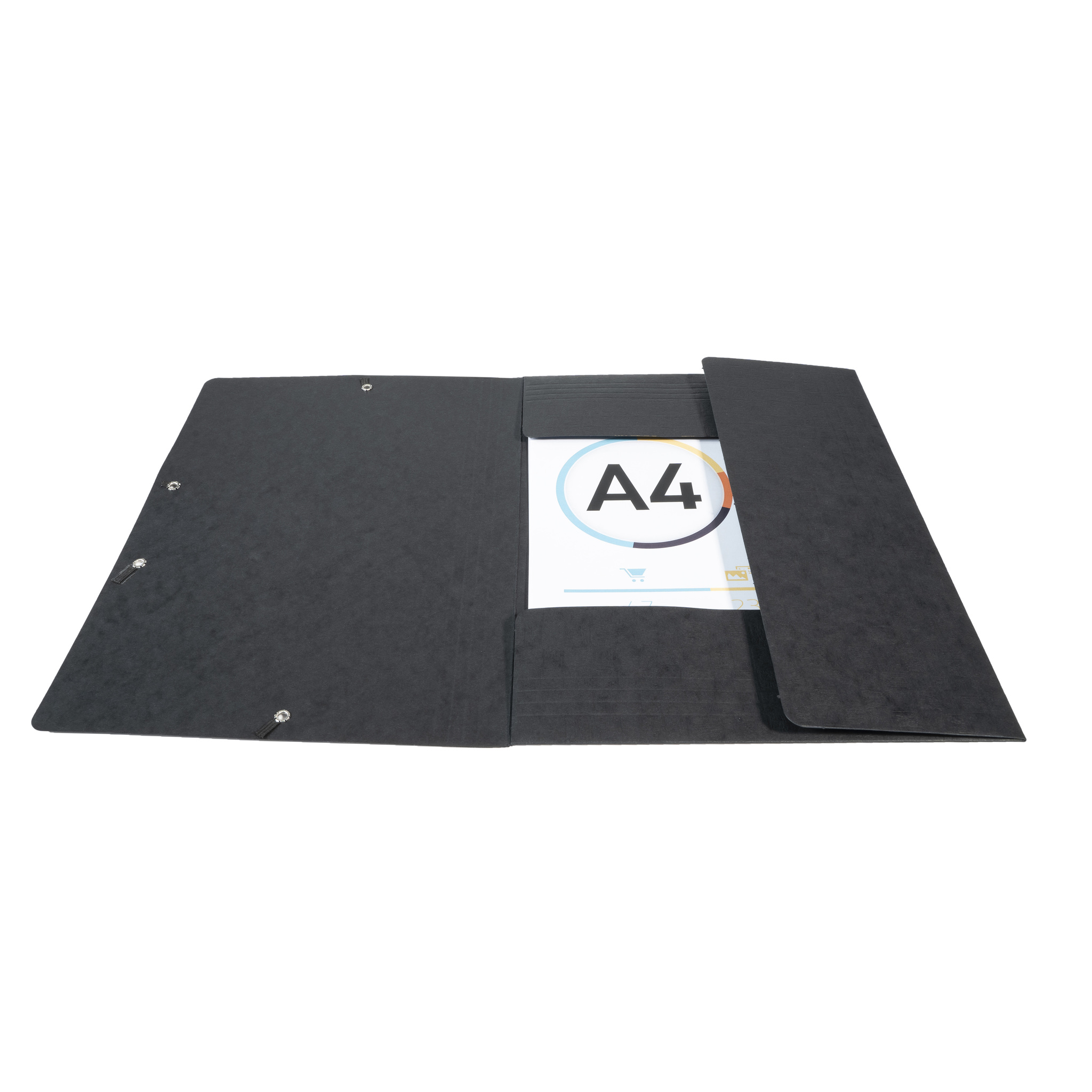 Exacompta 25x Sammelmappe +Gummizug 3 Klappen Karton A4 MAXI große Farbauswahl - Bild 11 von 39