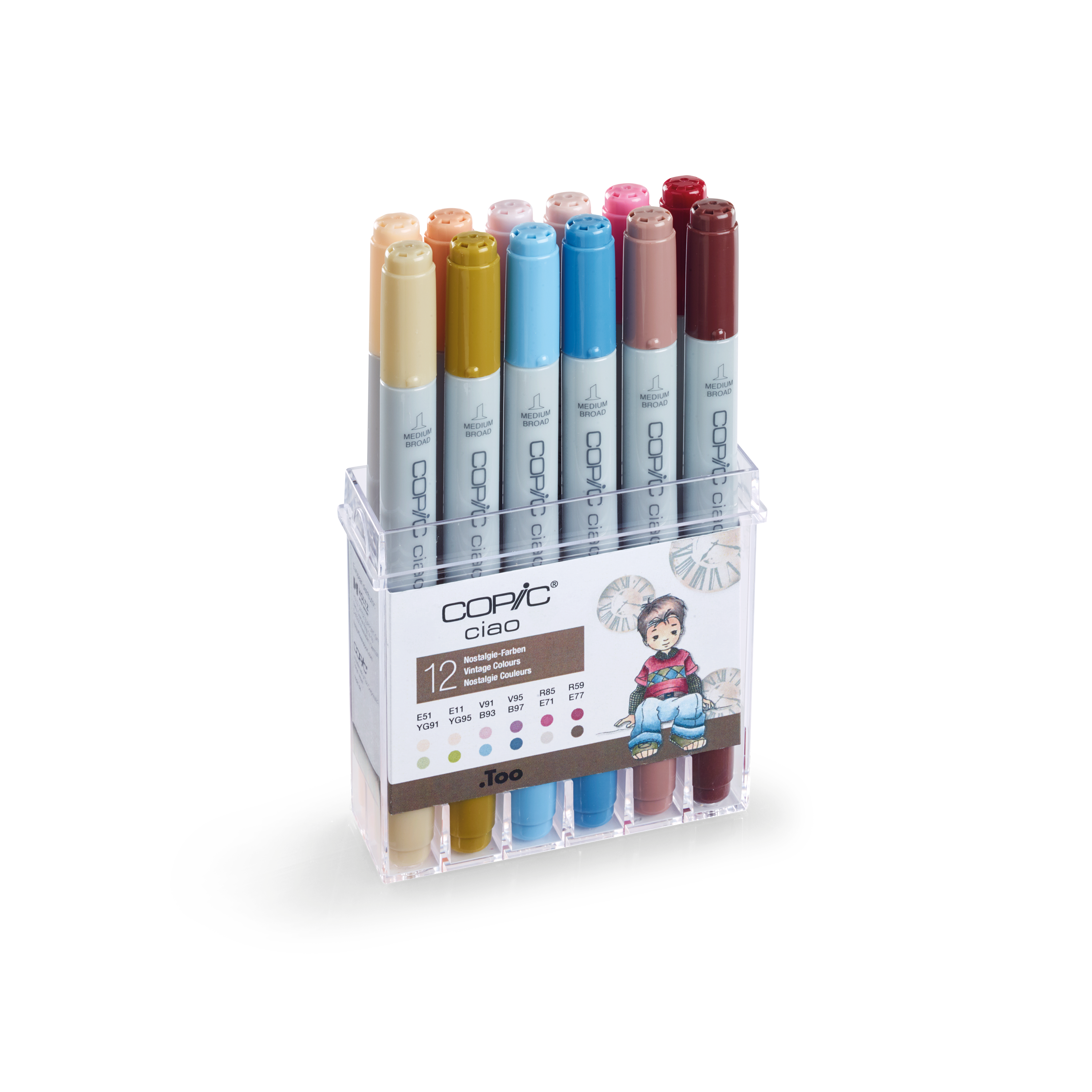 Copic Ciao 12er Set Nostalgie Farben - 3