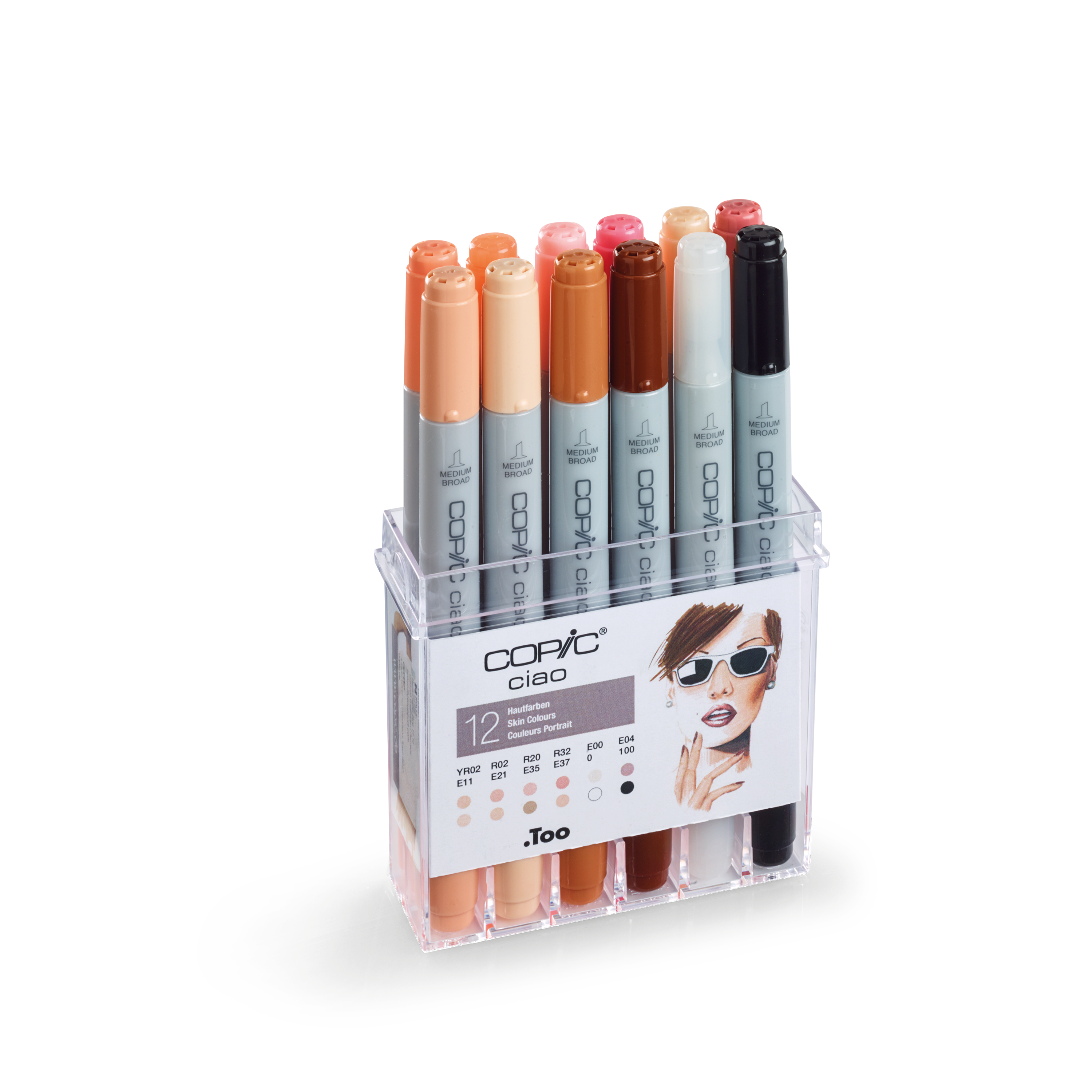 Copic Ciao 12er Set Hautfarben - 3