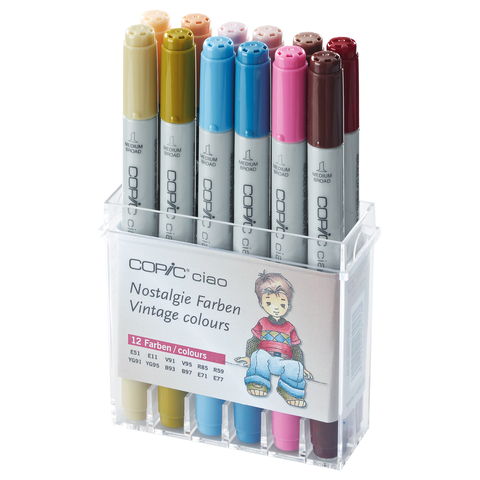Copic Ciao 12er Set Nostalgie Farben - 1