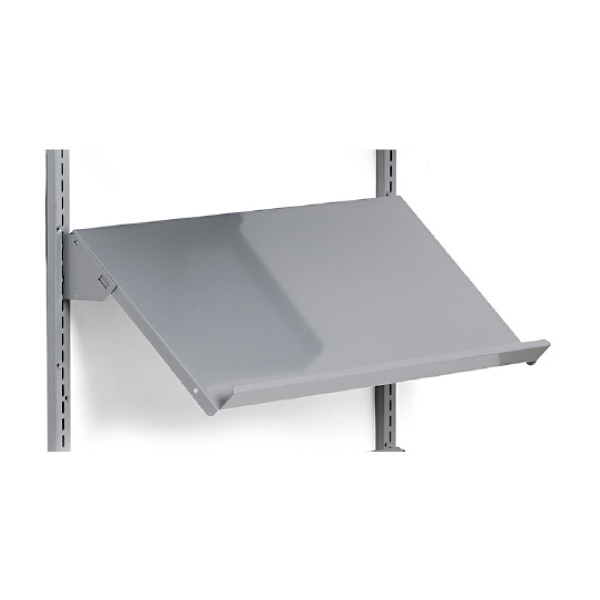 Tidsskriftshylde 600x360 mm Alugrå