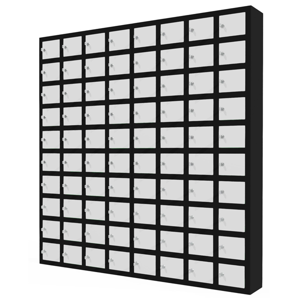 Opbevaringsboks til mobil/værdier 80 rum