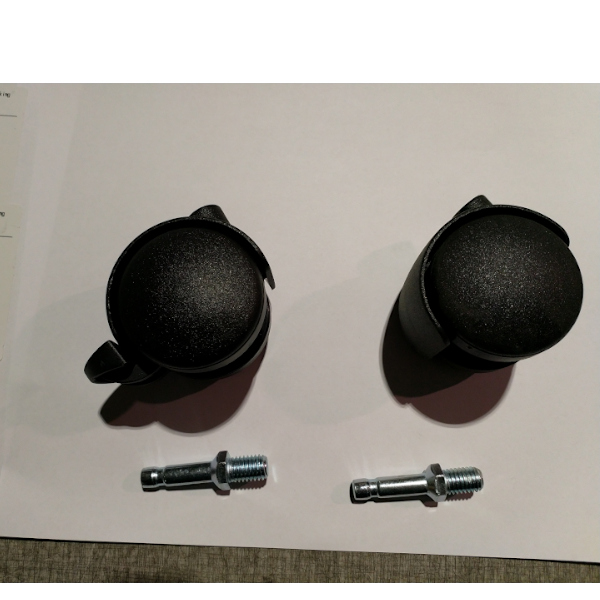 Hjul, 1 stk for garderobestativ, med bremse