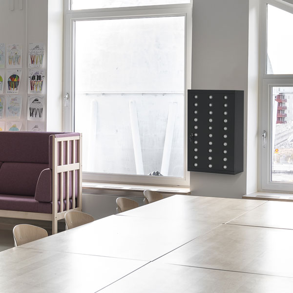 Mobilhotel med nøglelås