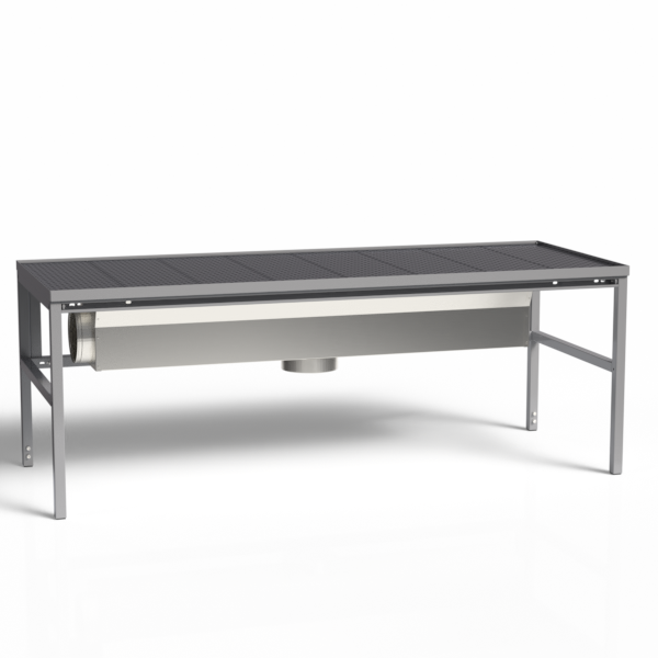 Udsugningsbord Let H-stel 2000x800 mm