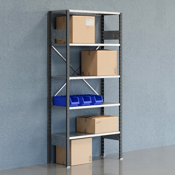 Lagerreol Åben V06 2100x1000x400 Galv