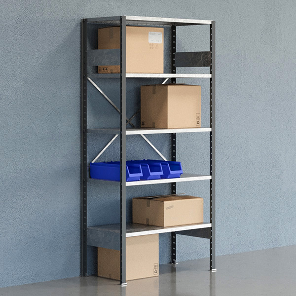 Lagerreol Åben V06 2100x1000x500 Galv