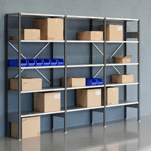 Lagerreol Åben V06 2100x3000x400 Galv