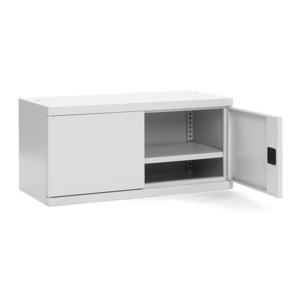 Opbevaringsskab i stål - SMK 470x800x435 mm Grå